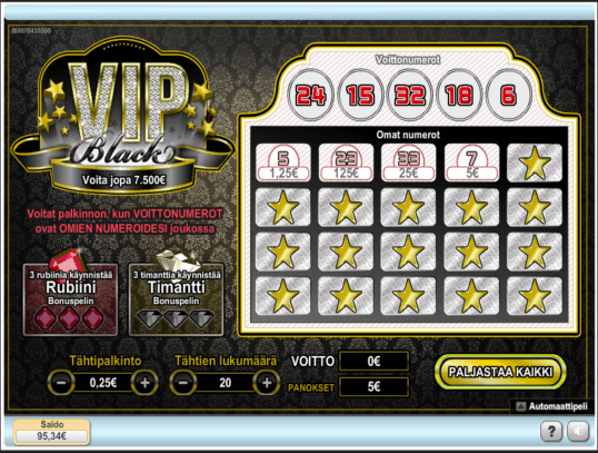 VIP black nettiarpa 