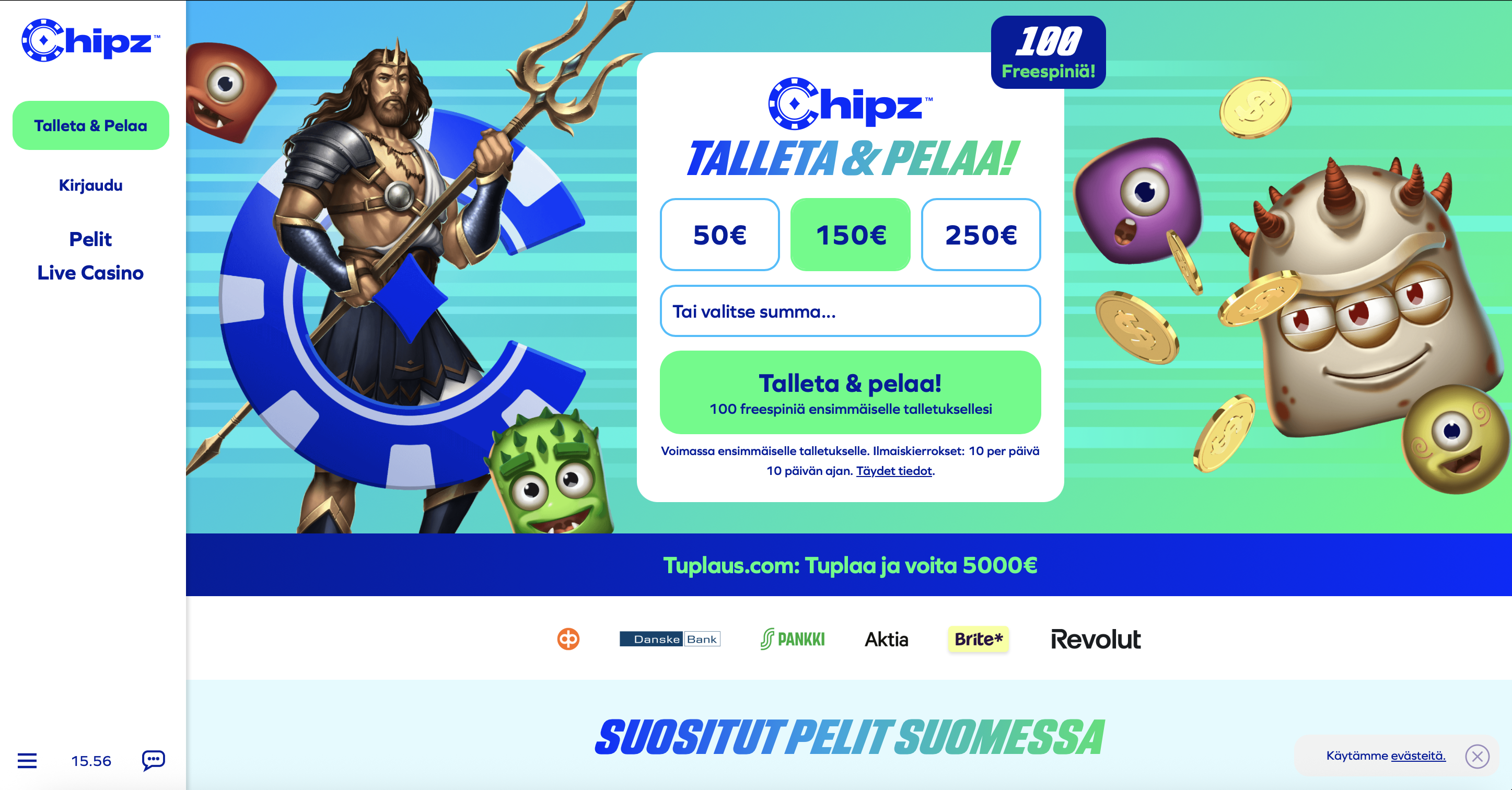 chipz casino kokemuksia