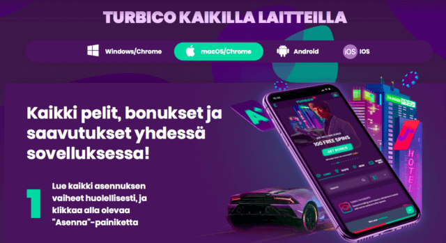 Lataa Turbico app / sovellus 