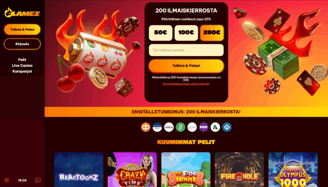 flamez casino bonus