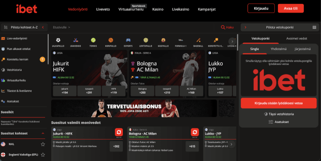 rahapelit netissä vedonlyönti