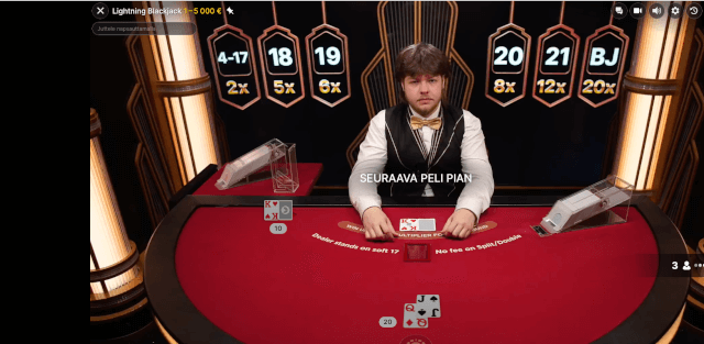 Blackjack rahapelit netissä