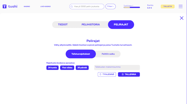 Tuohi Kasino peliesto