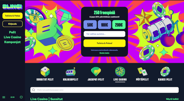 Blingi casino arvostelu